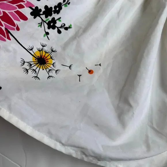 Sugar and Honey Black and White Floral Dress - 6X - Picture 4 of 10